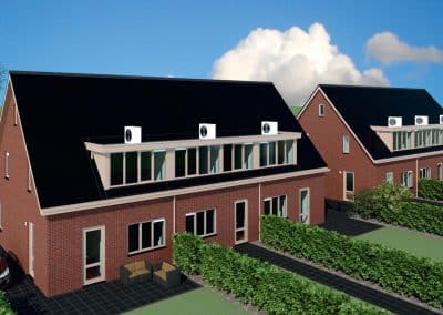 6 energie neutrale woningen – Nieuwbouw